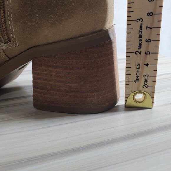 7 VTG Y2K Skechers Somethin Else Block Heel Chunky Square Toe Ankle Boots - Picture 13 of 14
